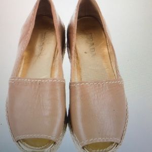 Prada leather peep toe as is
